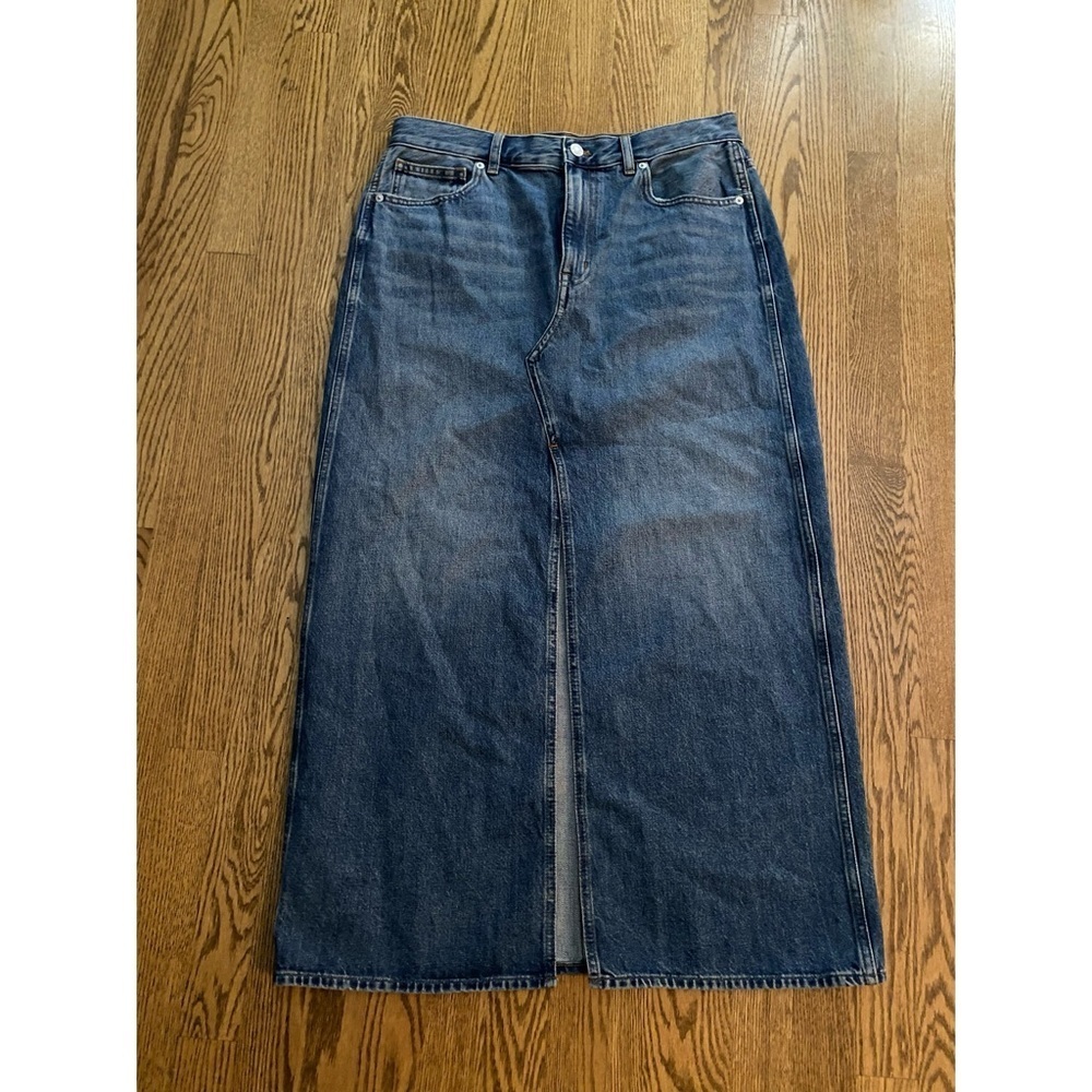MADEWELL Midi Jean Skirt - Picture 6 of 8